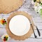 120 Pieces Paper Doilies 13.5 Inch Round Paper Doilies for Food Brown Disposable Lace Paper Doilies for Dining Tables Decorative Paper Placemats Bulk for Cakes Desserts Crafts